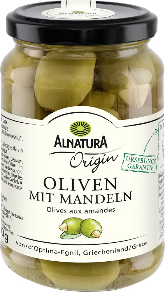 oliven mit Mandeln