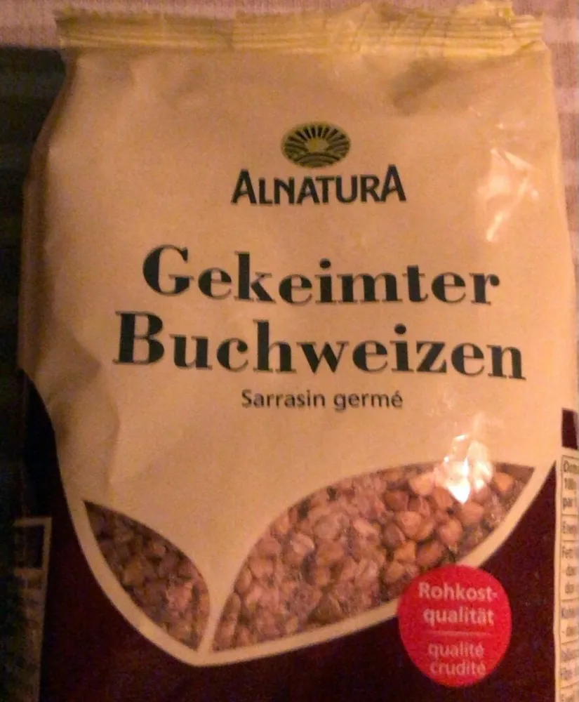 Gekeimter buchweizen