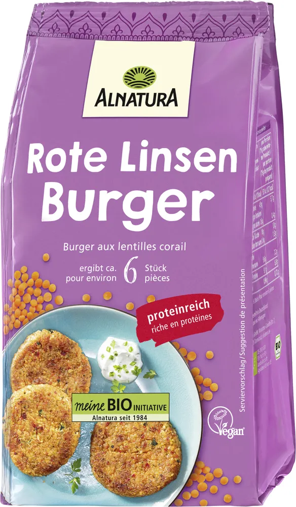 Rote Linsen Burger