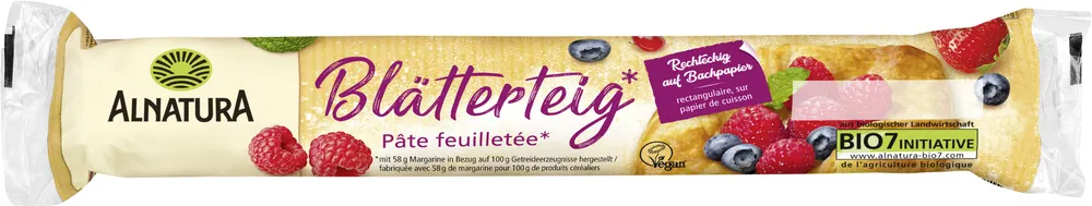 Frischer Blätterteig