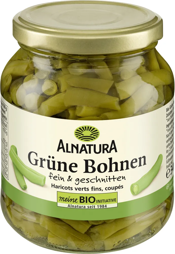 Grüne Bohnen fein, geschnitten
