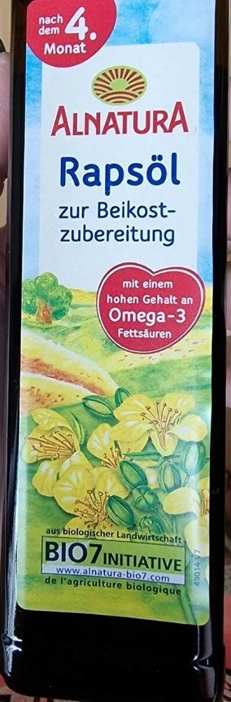 Rapsöl zur Beikost