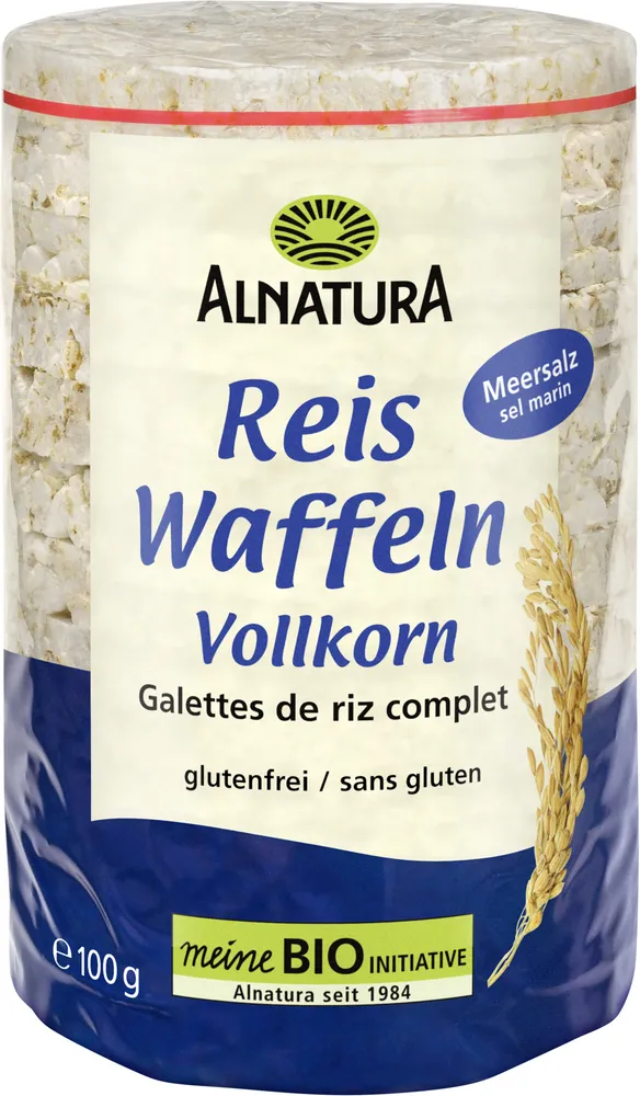 Reiswaffeln mit Salz
