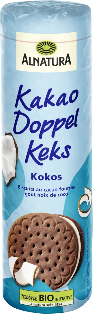Kakao Doppelkeks Kokos