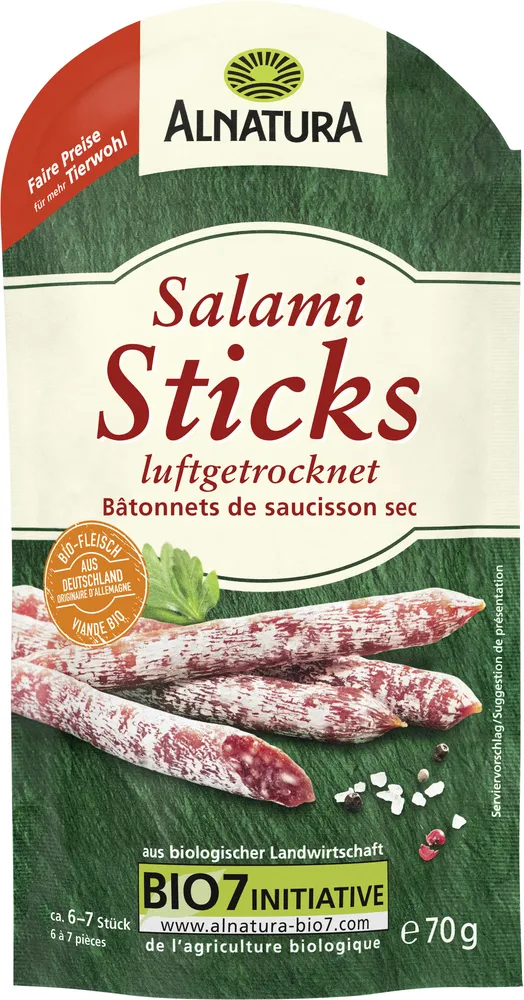 Salami Sticks luftgetrocknet