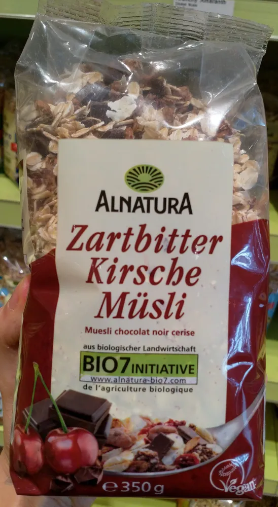 Zartbitter Kirsche Muesli