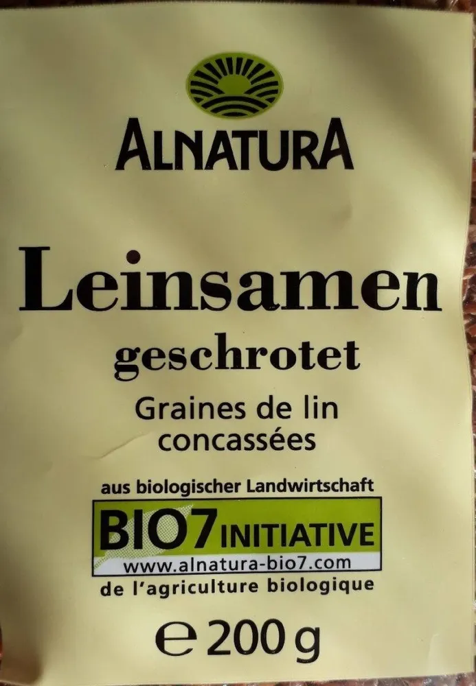 Leinsamen geschrotet