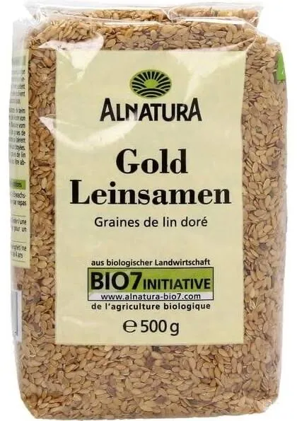 Alnatura Bio Goldleinsamen Perfektes & vielseitiges Topping  Alnatura Bio Goldleinsamen - 500 g  Alnatura Bio Goldleinsamen Alnatura Bio Goldleinsamen - 500 g Alnatura Bio Goldleinsamen 3,19 € (6,38 € / kg,