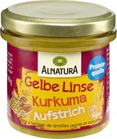 Gelbe Linse Kurkuma Aufstrich