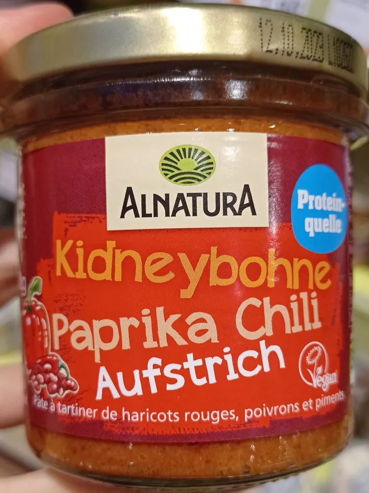 Kidneybohne Paprika Chili Aufstrich
