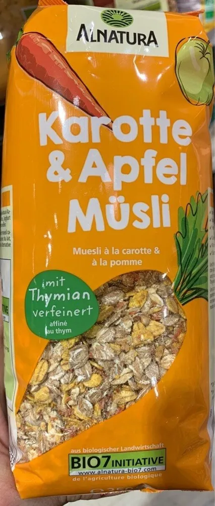 Karotte & Apfel Müsli