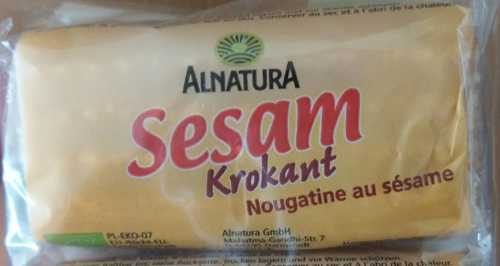 Nougatine au sésame