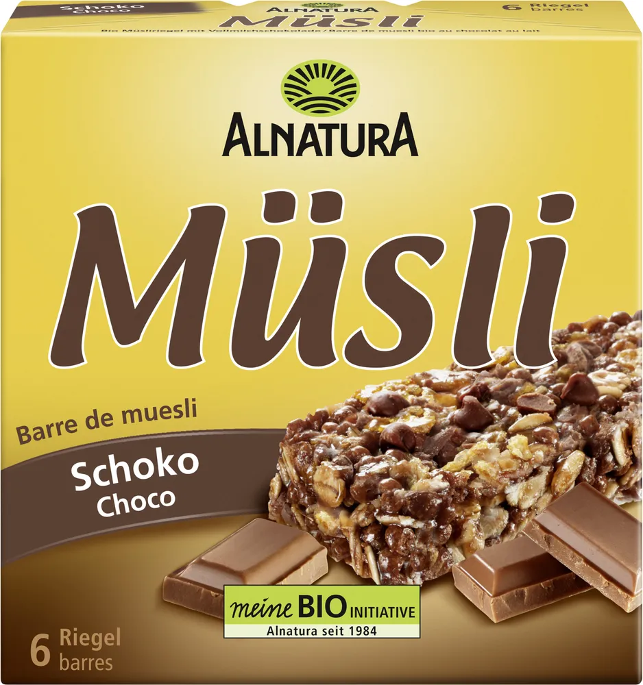 Müsli-Riegel Schoko