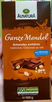 Ganze Mandel Vollmilch mit Meersalz