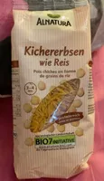 Pois chiches en forme de grains de riz