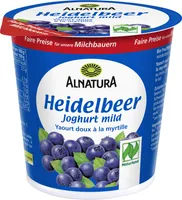 Weidemilch Heidelbeer Joghurt