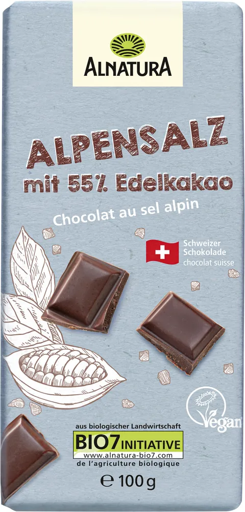 Alpensalz Schokolade