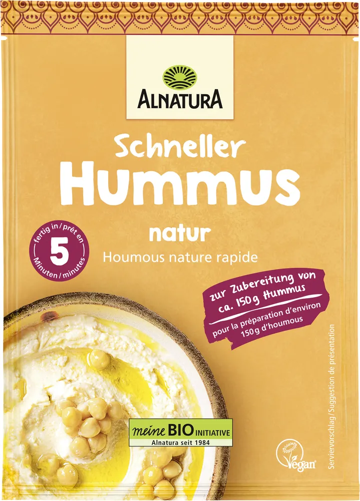 Schneller Hummus natur