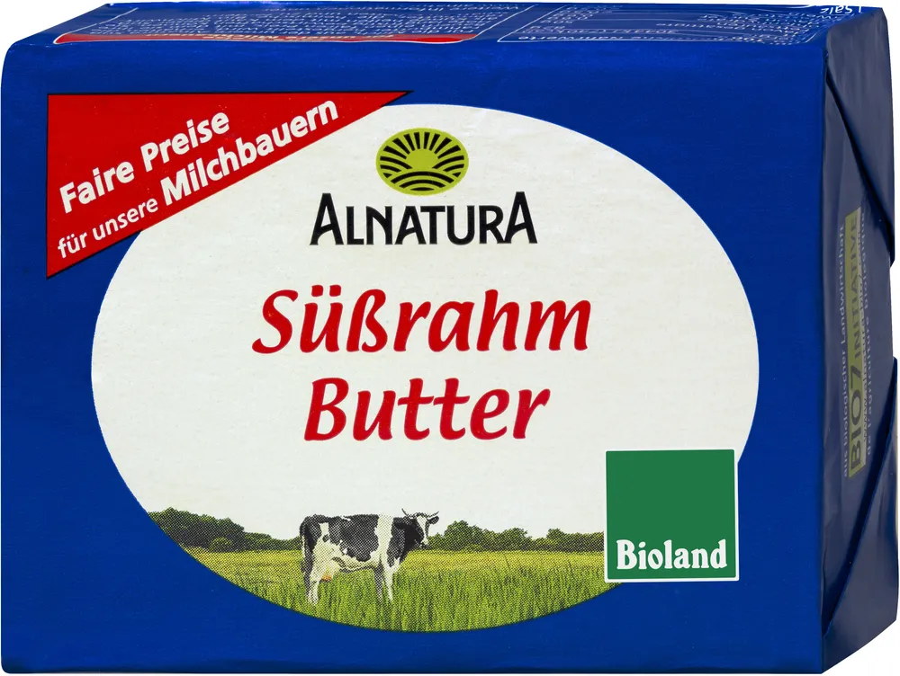 Weidemilch Süßrahmbutter