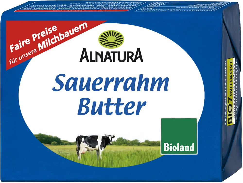 Weidemilch Sauerrahmbutter