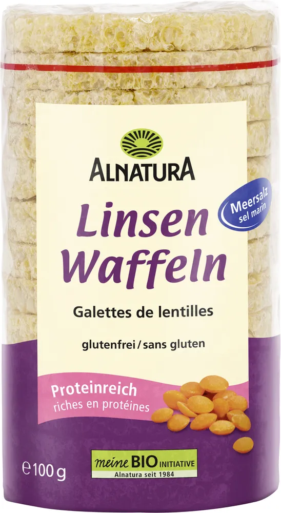 Alnatura Linsenwaffeln 4104420231658 Bio Linsenwaffeln mit Salz, glutenfrei