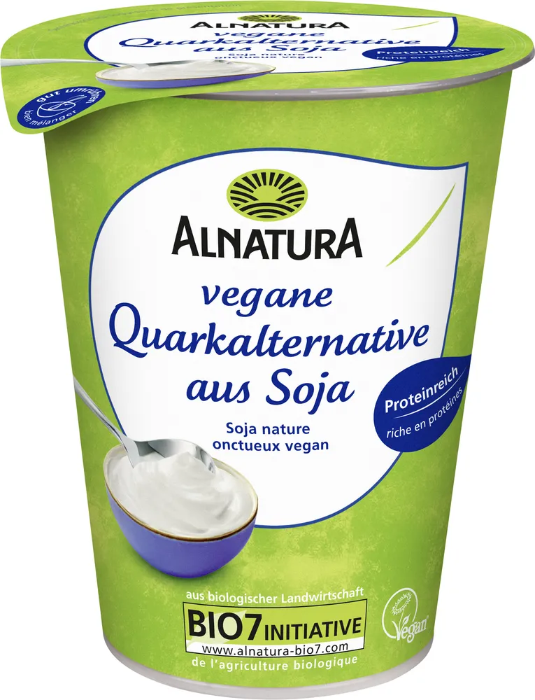 Quarkalternative aus Soja