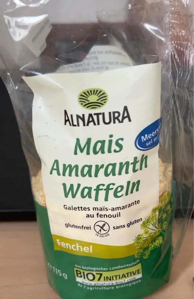 Galettes de maïs amarante au fenouil