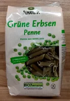 Grüne Erbsen Penne