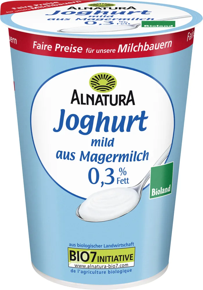 Weidemilch Joghurt Natur 0,3%