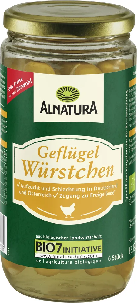 Geflügel Würstchen