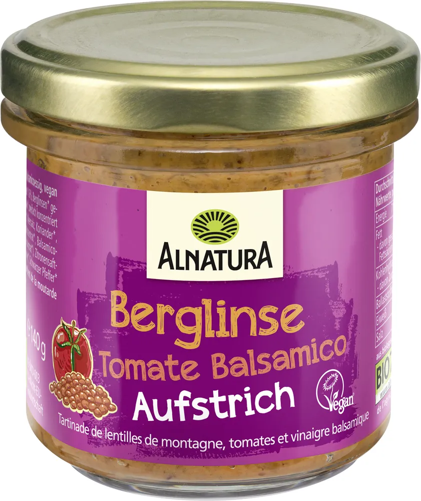 Berglinse Tomate Balsamico Aufstric