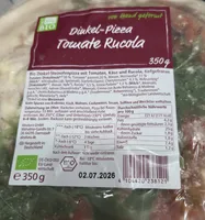 Dinkel-Pizza Tomate Rucola