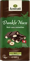 Dunkle Nuss Schokolade