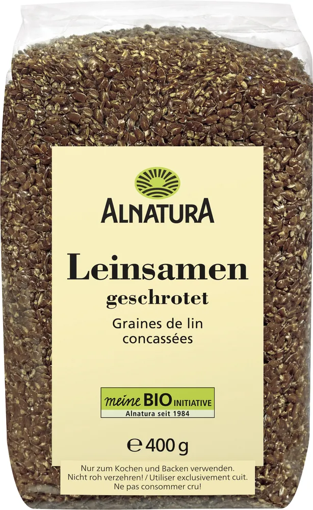 Leinsamen geschrotet