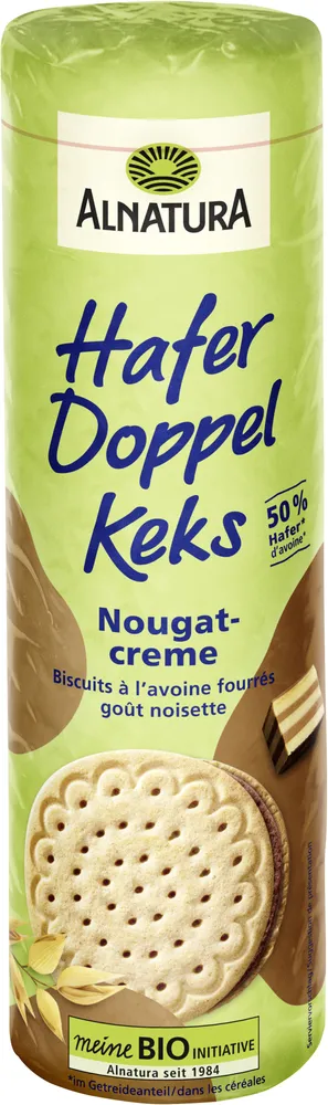 Hafer Doppelkeks Nougat