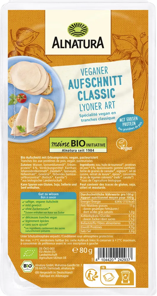 Vegane Lyoner Classic