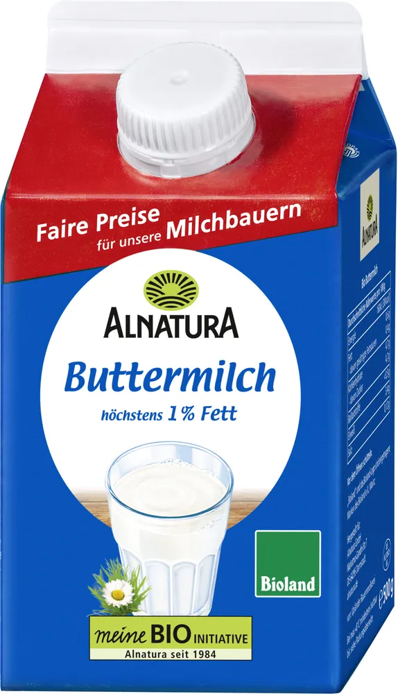 Weidemilch Buttermilch