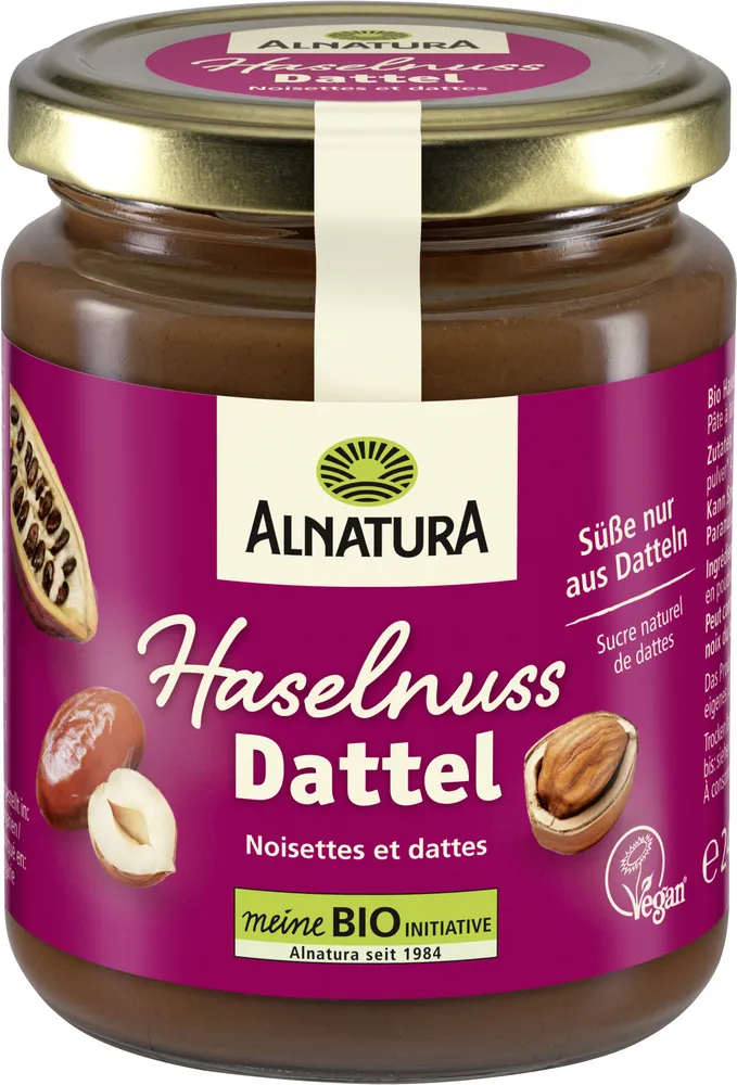 Alnatura Haselnuss-Dattel Creme 4104420244986 Bio Haselnuss-Dattel Kakao Creme