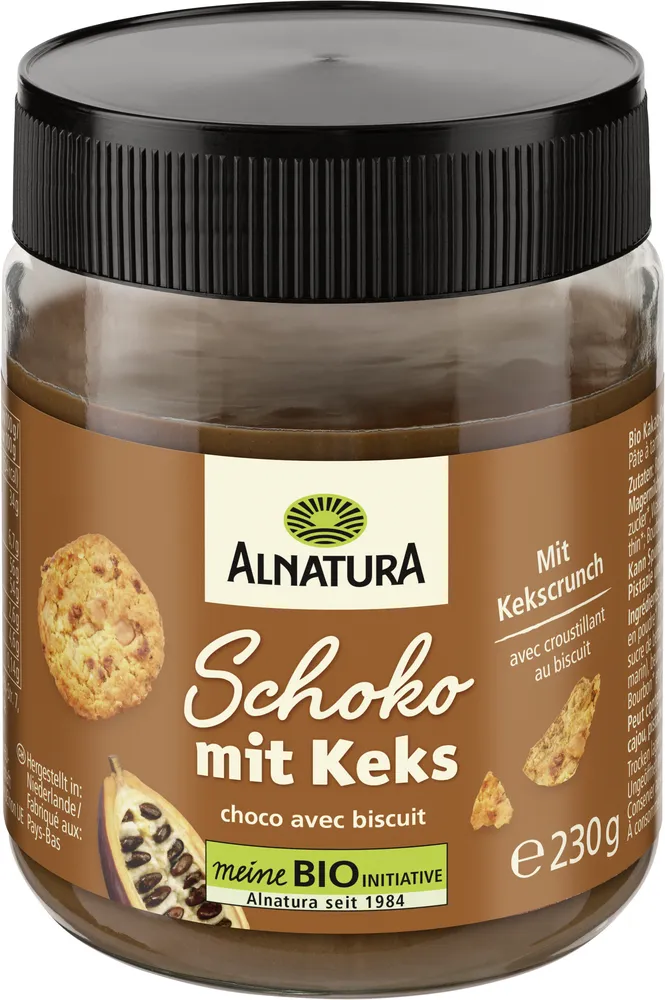 Schokocreme mit Keksstückchen