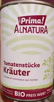 Tomatenstücke Kräuter