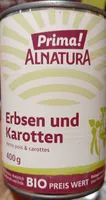 Erbsen und Karotten