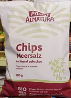 Chips Meersalz im Kessel gebacken
