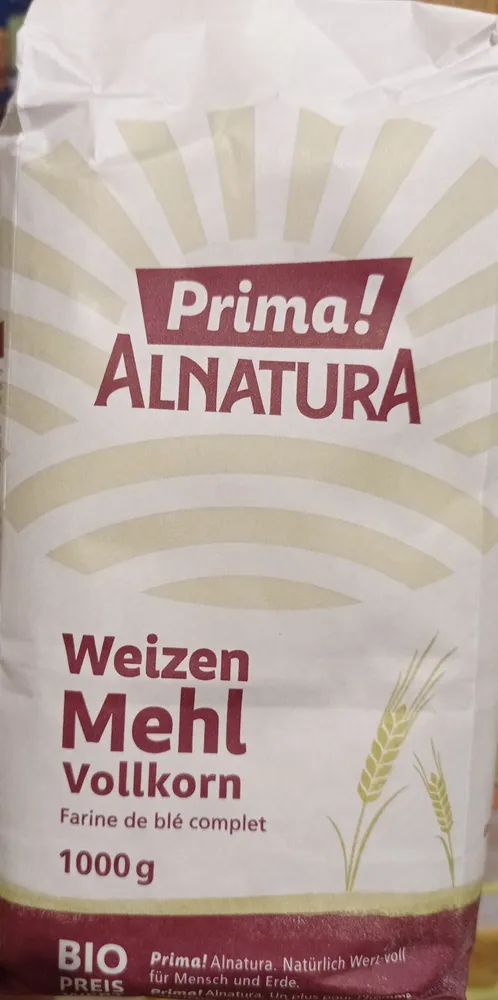 Weizen Mehl Vollkorn