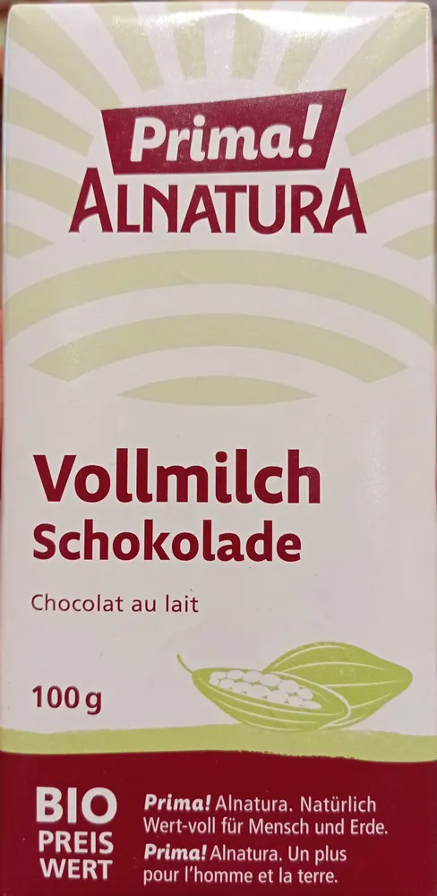 Vollmilch Schokolade