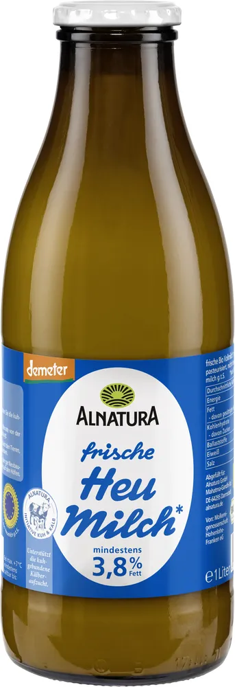 Frische Kuh&Kalb Heumilch 3,8% 1L V