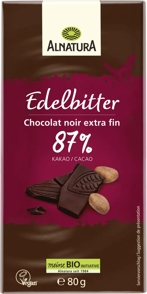 Edelbitter Schokolade