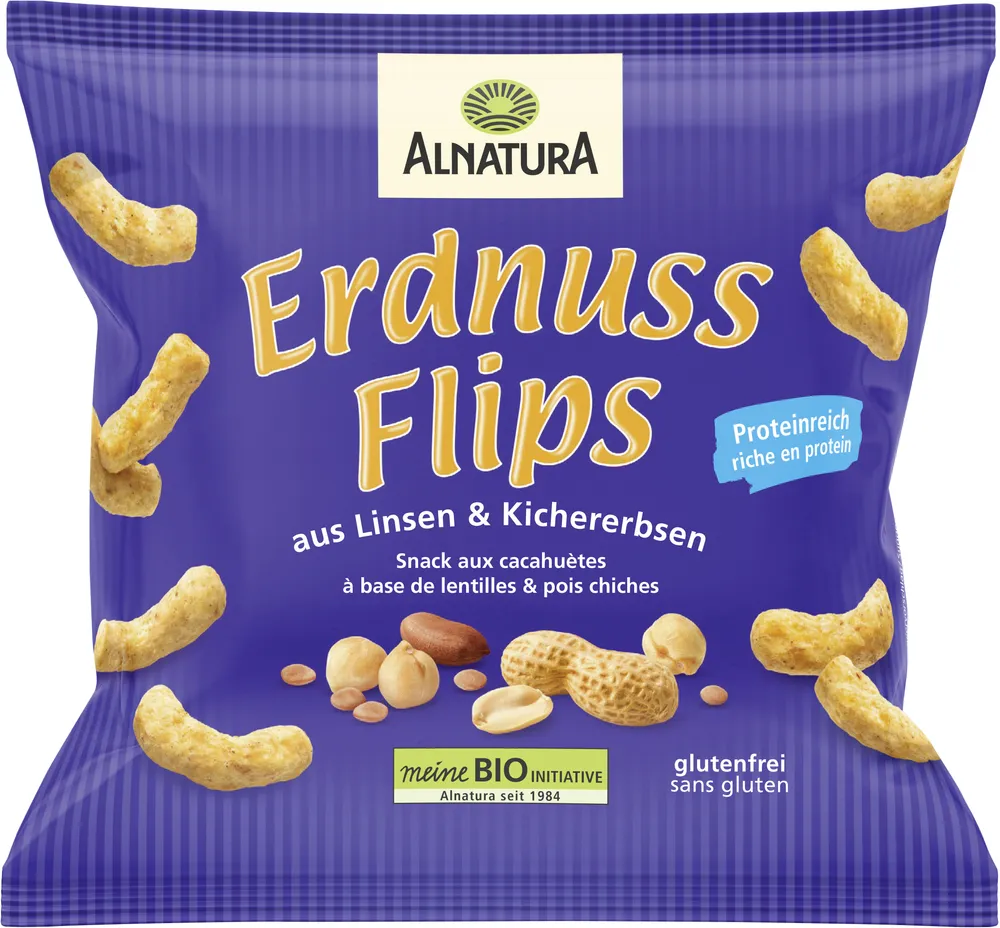 Erdnussflips Linse & Kichererbse