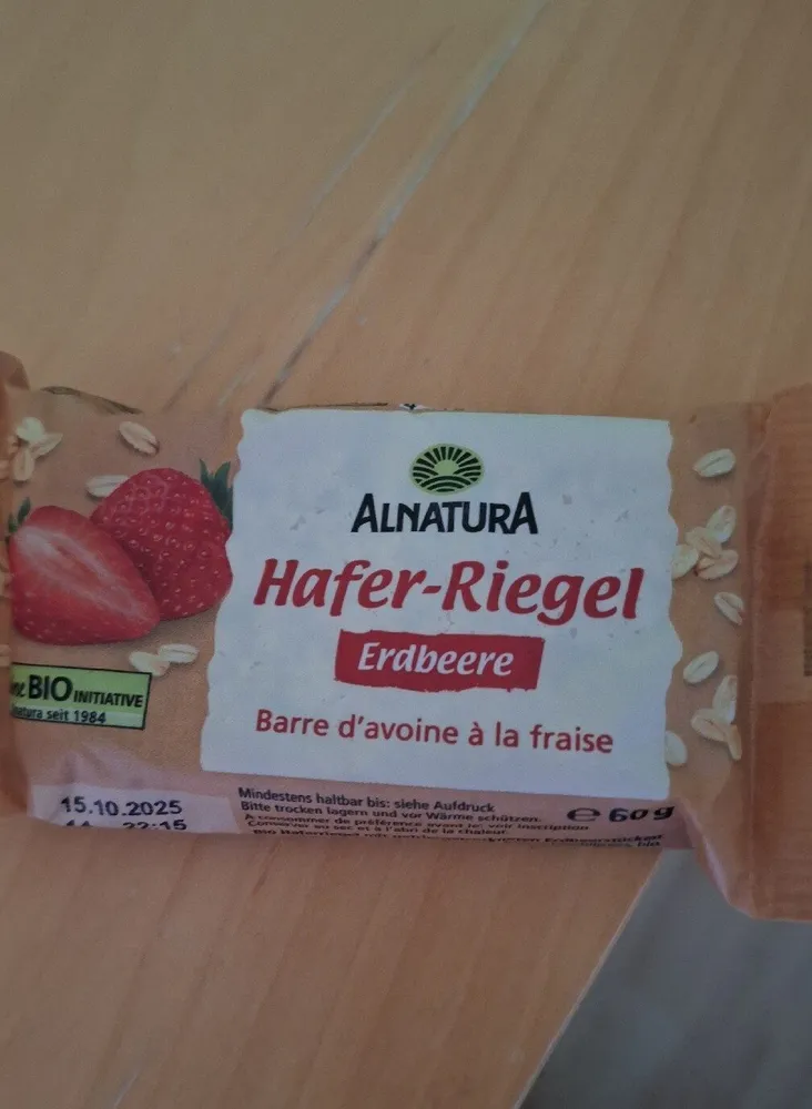 Hafer Riegel Erdbeere
