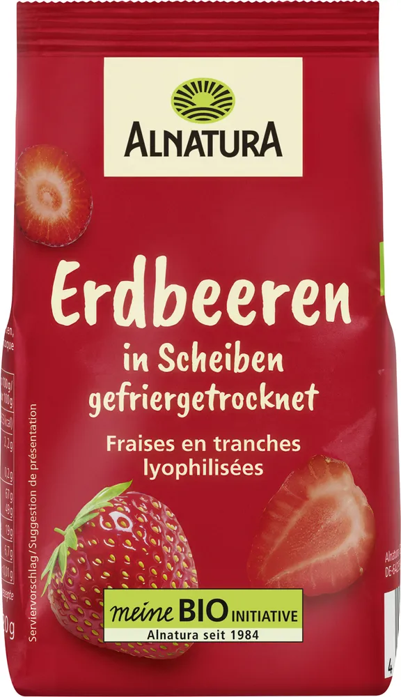 Erdbeeren gefriergetrocknet
