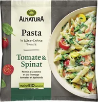 Pasta Pfanne Tomate Spinat